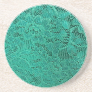 Porta-copos Teal Lace