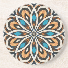 Porta-copos Tear Mandala Tecida 