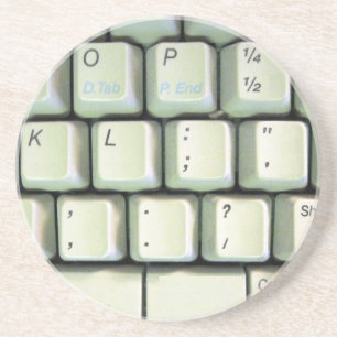 Porta-copos Teclado de Máquina