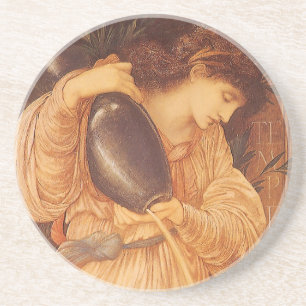 Porta-copos Temperantia por Sir Edward Coley Burne-Jones