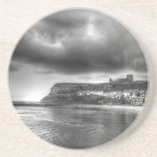 Porta-copos Tempestade arrebatadora de Monchrome sobre a