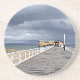 Porta-copos Tempestade Sobre o Pier de Queenscliff
