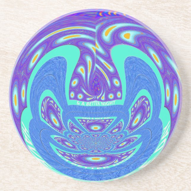 Porta-copos Tenha um dia feliz (Frente)