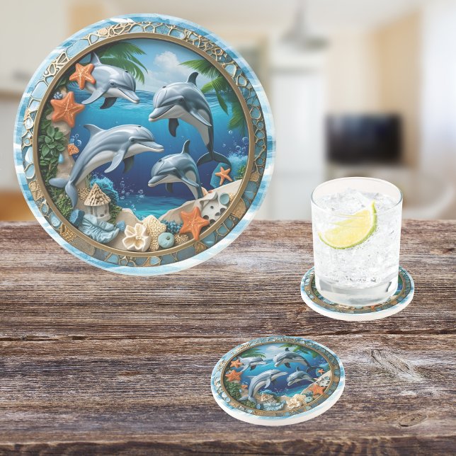 Porta-copos Tesouros De Lado Arredondar Sandstone (Criador carregado)