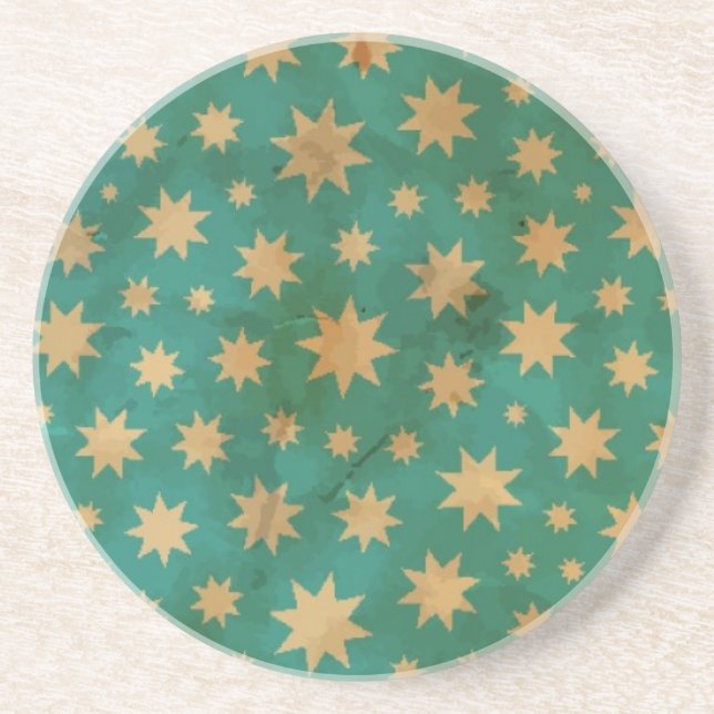 Porta-copos Teste padrão de estrelas (Frente)