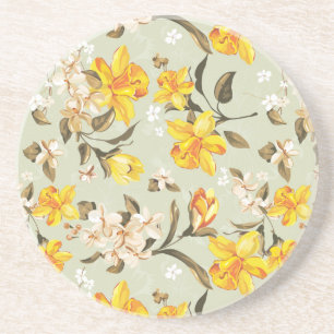 Porta-copos Teste padrão floral brilhante bonito à moda