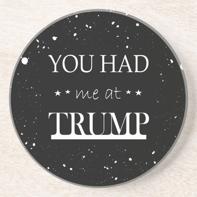 Porta-copos Teve-me em Trump (Frente)