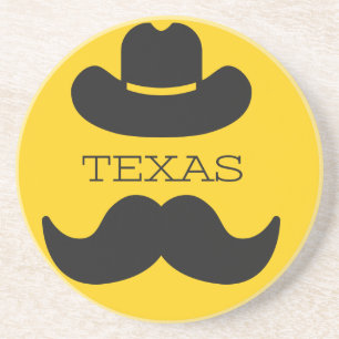 Porta-copos Texas em amarelo
