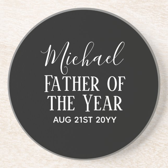 PORTA-COPOS TEXTO PERSONALIZADO DO PAI DO ANO (Frente)