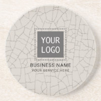 Textura cerâmica do logotipo corporativo personali