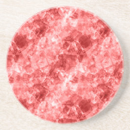 Porta-copos Textura vermelha amassada