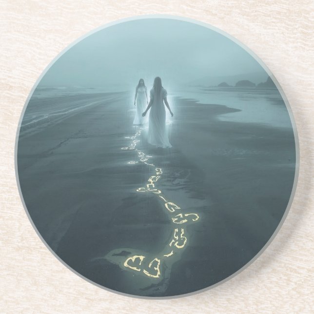 Porta-copos The Meeting on the Misty Shore (Frente)