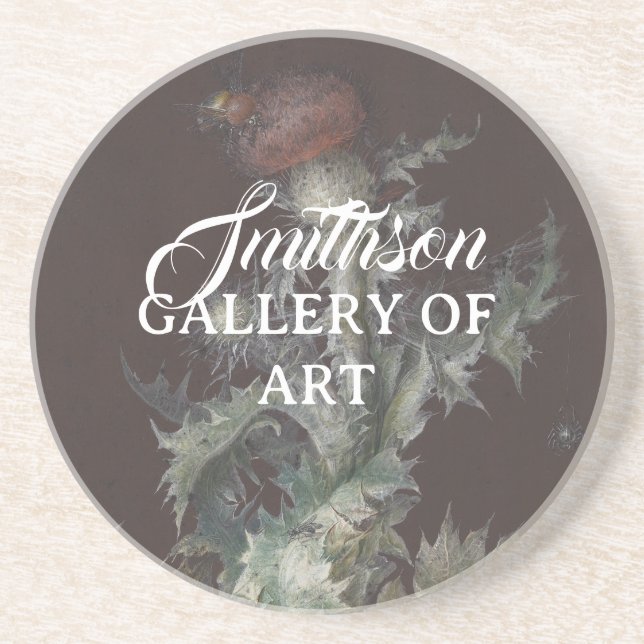 Porta-copos Thistle com os Insetos 1755 Johann C. Dietzsch (Frente)