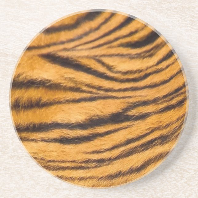 Porta-copos Tigre com pelo Preto e Laranja Personaliza-o (Frente)