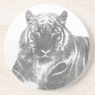 Porta-copos Tigre Preto e Branco