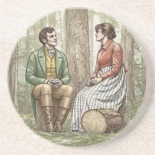 Porta-copos Tom e Mary de "The Other Bennet Sister"