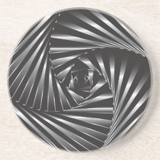 Porta-copos Torcido - Aço Negro