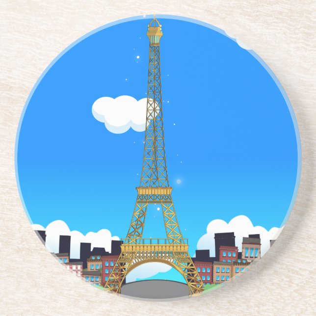 Porta-copos Torre Eiffel (Frente)