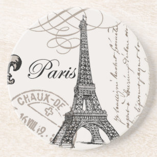 Porta-copos torre Eiffel moderna do vintage