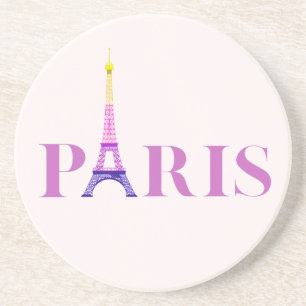 Porta-copos Torre Eiffel-Paris-Vibrante e Colorida-