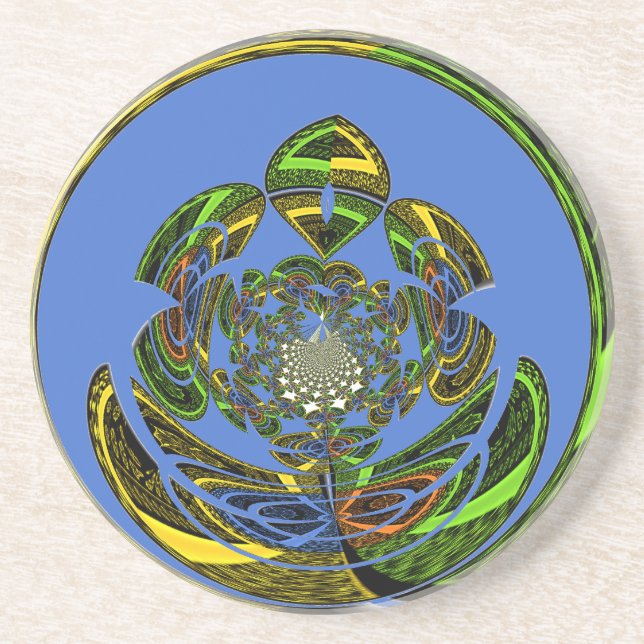 Porta-copos Tradicional Apenas Azul (Frente)