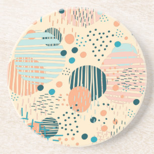 Porta-copos Travesseiro decorativo de padrão de pontos de tend