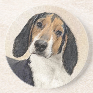 Porta-copos Tremendo a pintura de Walker Coonhound - Arte Orig