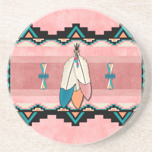 Porta-copos Três penas