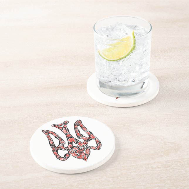 Porta-copos Trident Trident Nacional Ucraniano trizub estiliza (Lateral)