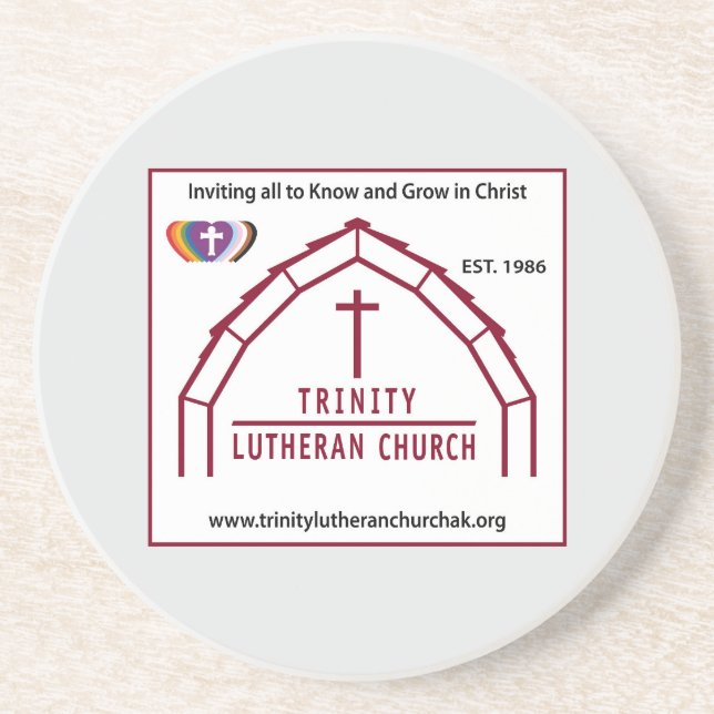 Porta-copos Trinity Lutheran Coaster  (Frente)