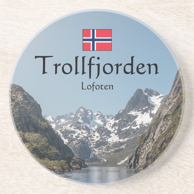 Porta-copos Trollfjord Lofoten (Frente)