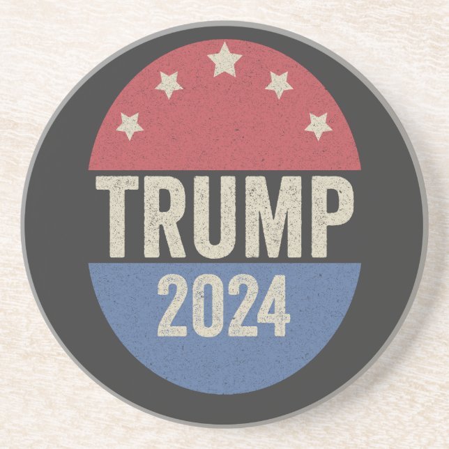 Porta-copos Trump 2024 Volta A Votar Engraçada Armadilha Eleit (Frente)