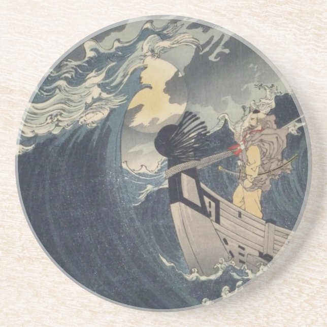 Porta-copos Tsukioka Yoshitoshi - Benkei Contra A Lua Cheia (Frente)