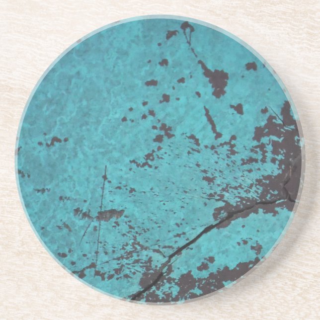 Porta-copos Turquoise Blue Rusted (Frente)