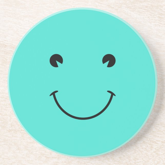 Porta-copos Turquoise Smile (Frente)