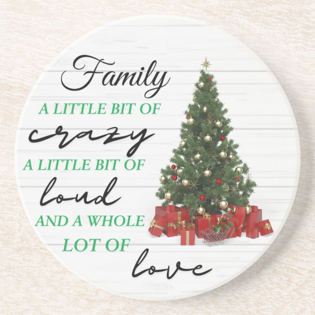 Porta-copos Um pouco de amor barato (Frente)