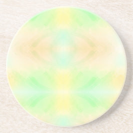 Porta-copos Um prato circular com um gradiente pastel suave