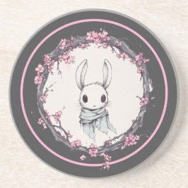 Porta-copos Um Primavera de lebre, flores de cereja, Porta cop