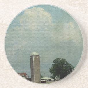 Porta-copos Uma cena de Fazenda rural