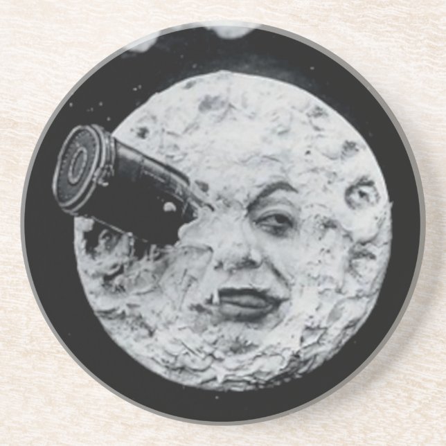 Porta-copos Uma viagem à lua (Frente)