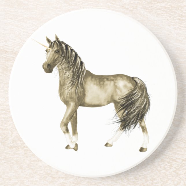 porta copos Unicorn Ouro (Frente)