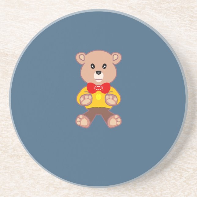 Porta-copos Urso de Pelúcia  (Frente)