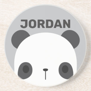Porta-copos Urso Panda Bonito com Nome Personalizado
