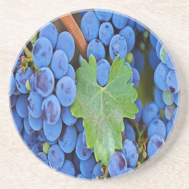 Porta-copos Uvas numa Vinha (Frente)