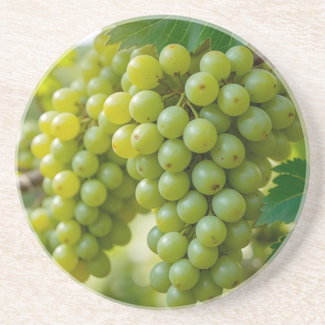 Porta-copos uvas verdes frescas (Frente)
