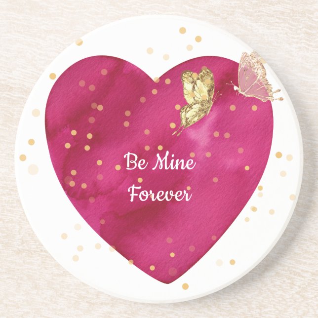 Porta-copos Valentine Heart  Coaster (Frente)