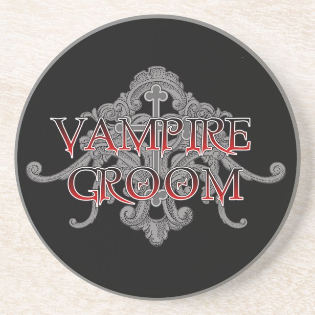 Porta-copos Vampire Groom (Frente)