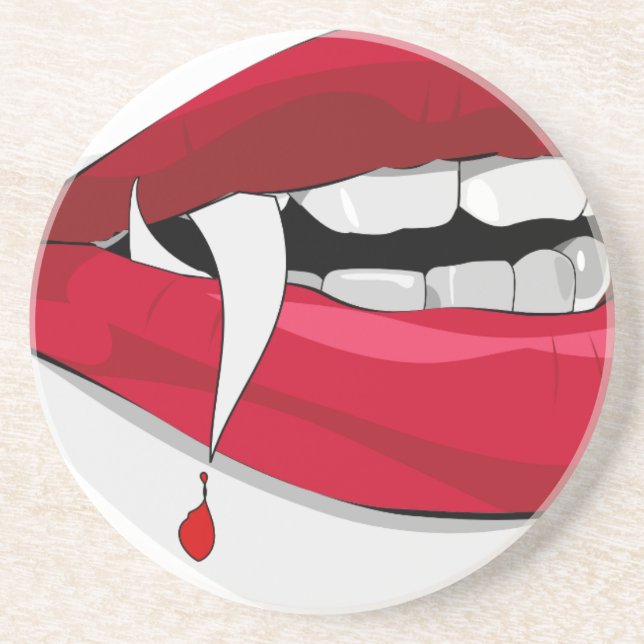 Porta-copos vampiro (Frente)