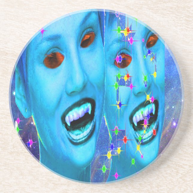 Porta-copos Vampiros espaciais (Frente)