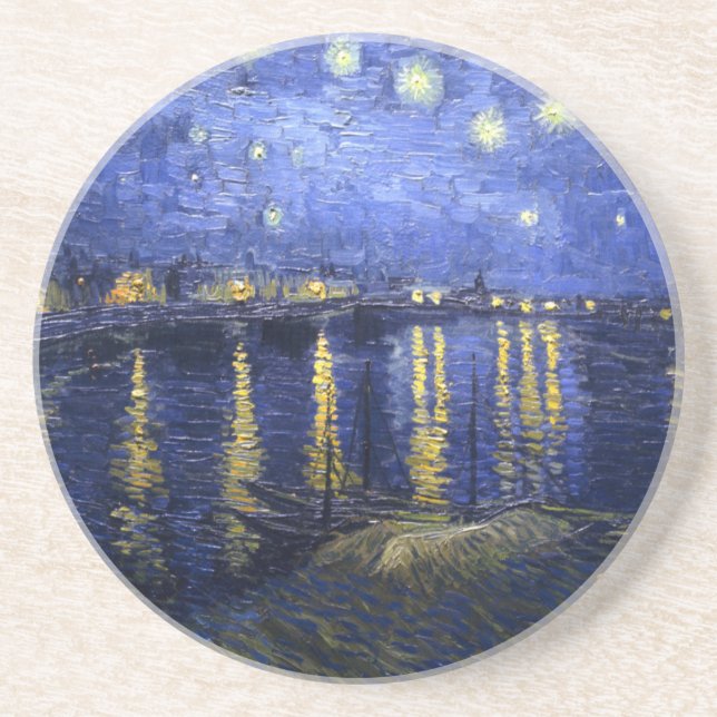 Porta-copos Van Gogh: Starry Night Over the Rhone (Frente)